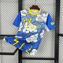 Manchester City 2025/26 Concept Blue and White Jersey - Fan Version