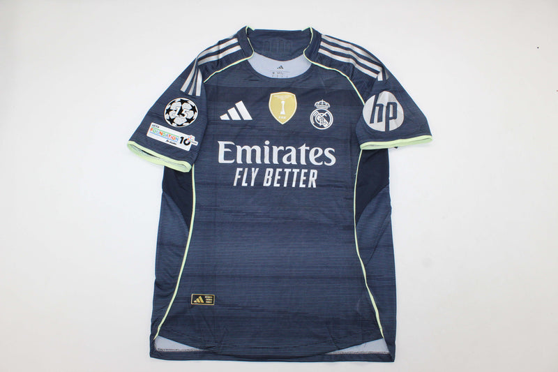 Real Madrid Away Jersey 2025/26 - Patchs UCL