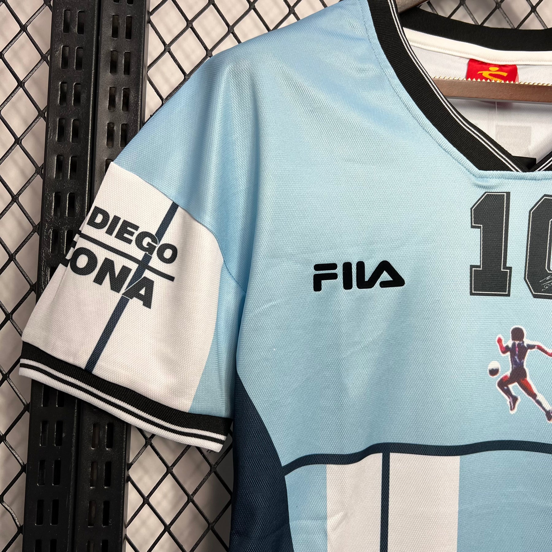 Argentina 2001 Diego Maradona Testimonial Retro Jersey