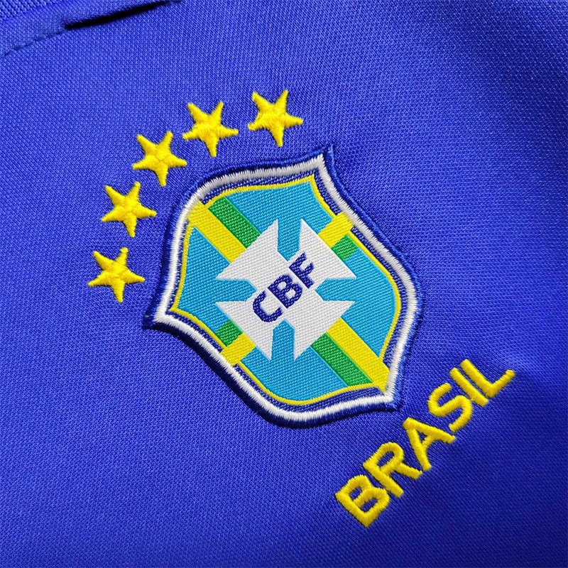 Brazil Away Retro Kids Kit 2022