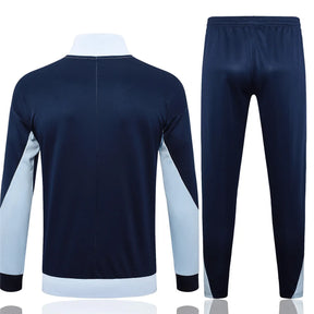 Mens France Jacket + Pants Training Suit Light Blue 2024