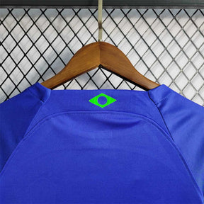 Brazil Away Retro Kids Kit 2022
