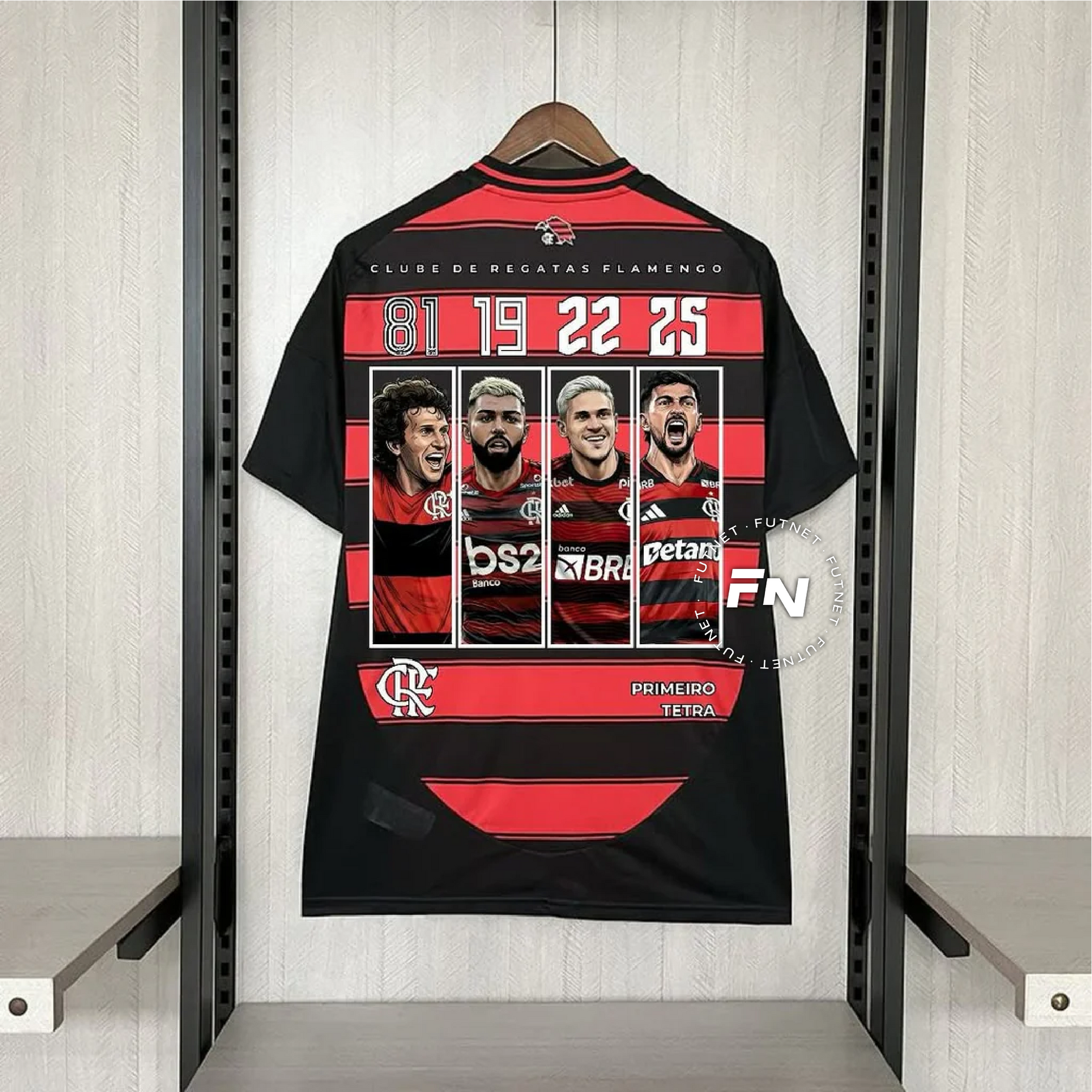 Flamengo 2025/26 I Home Fan Version - Custom Primeiro Tetra