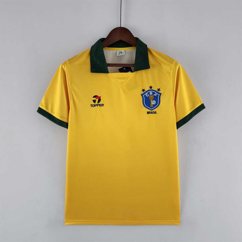 Brazil Retro Home 1988 Jersey - Topper