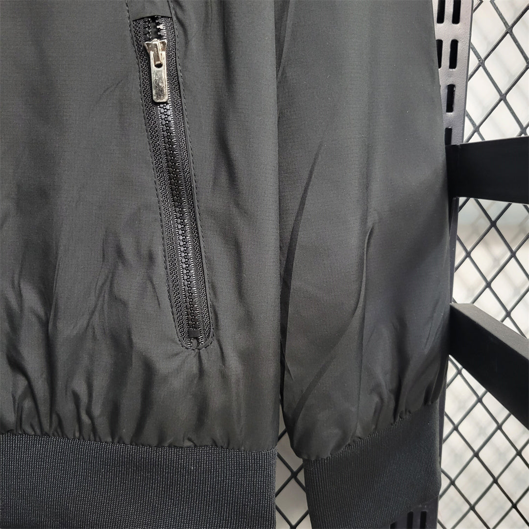 Corinthians All Weather Windrunner Jacket White - Black 2023/24
