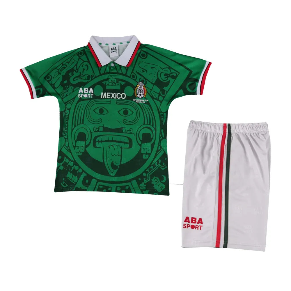 Kids Retro Mexico Home Jersey 1998