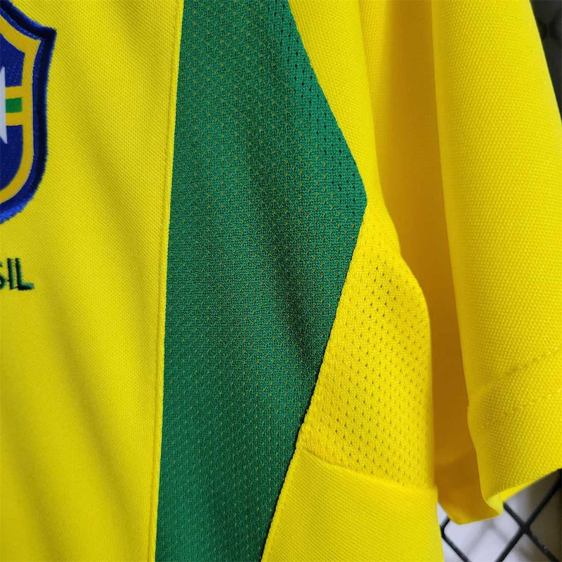 Brazil Retro Home 2002 Jersey