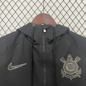 Corinthians All Weather Windrunner Jacket Black 2024/25