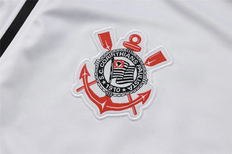 Corinthians Jacket + Pants Training Suit White 2025/26