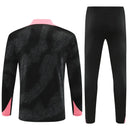 Mens PSG Training Suit Black - Pink 2024/25