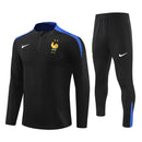 Mens France Training Suit Black 2024