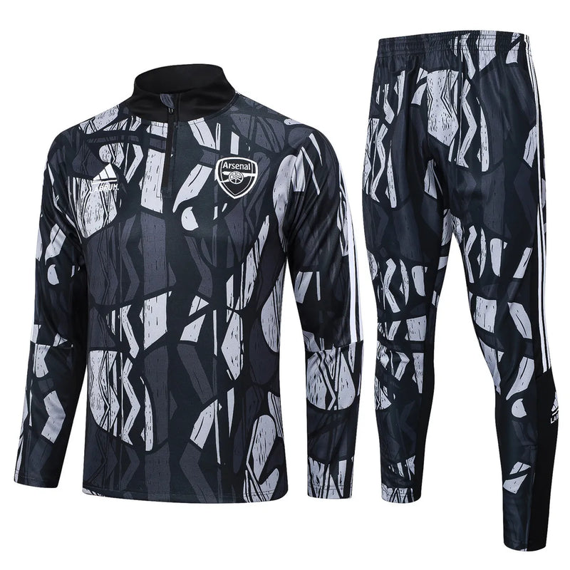 Mens Arsenal Training Suit Black 2024/25