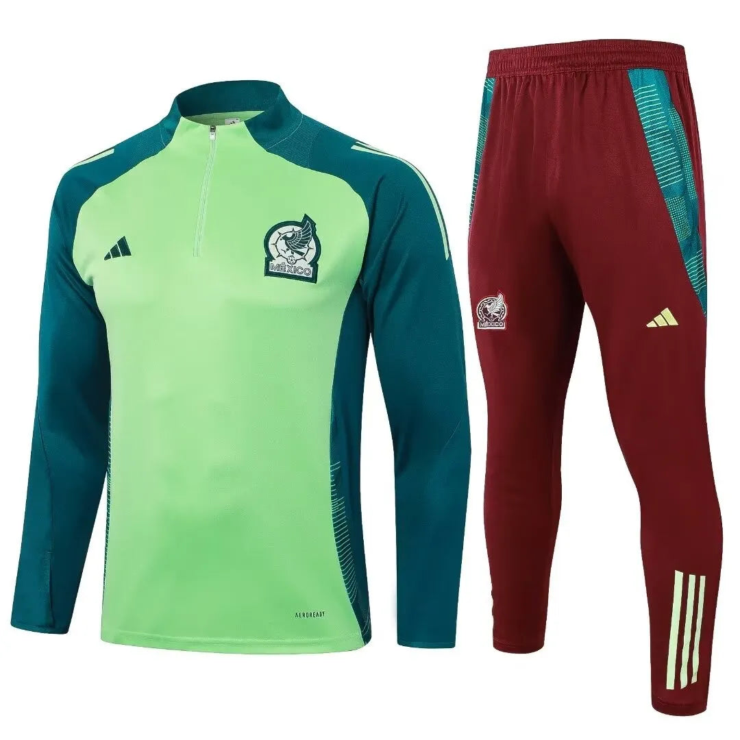 Mens Mexico Training Suit Green 2024