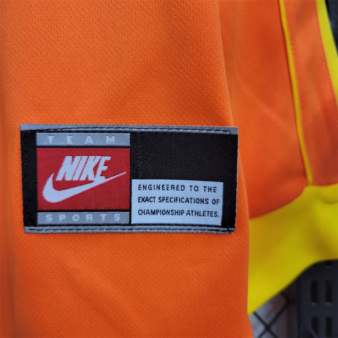 Brazil Goalkeeper Long Sleeve 1998 Orange