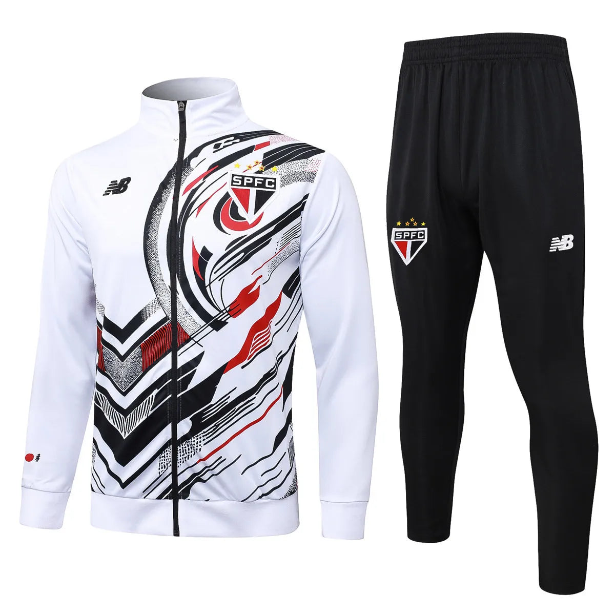 Sao Paulo FC Jacket + Pants Training Suit White 2025/26