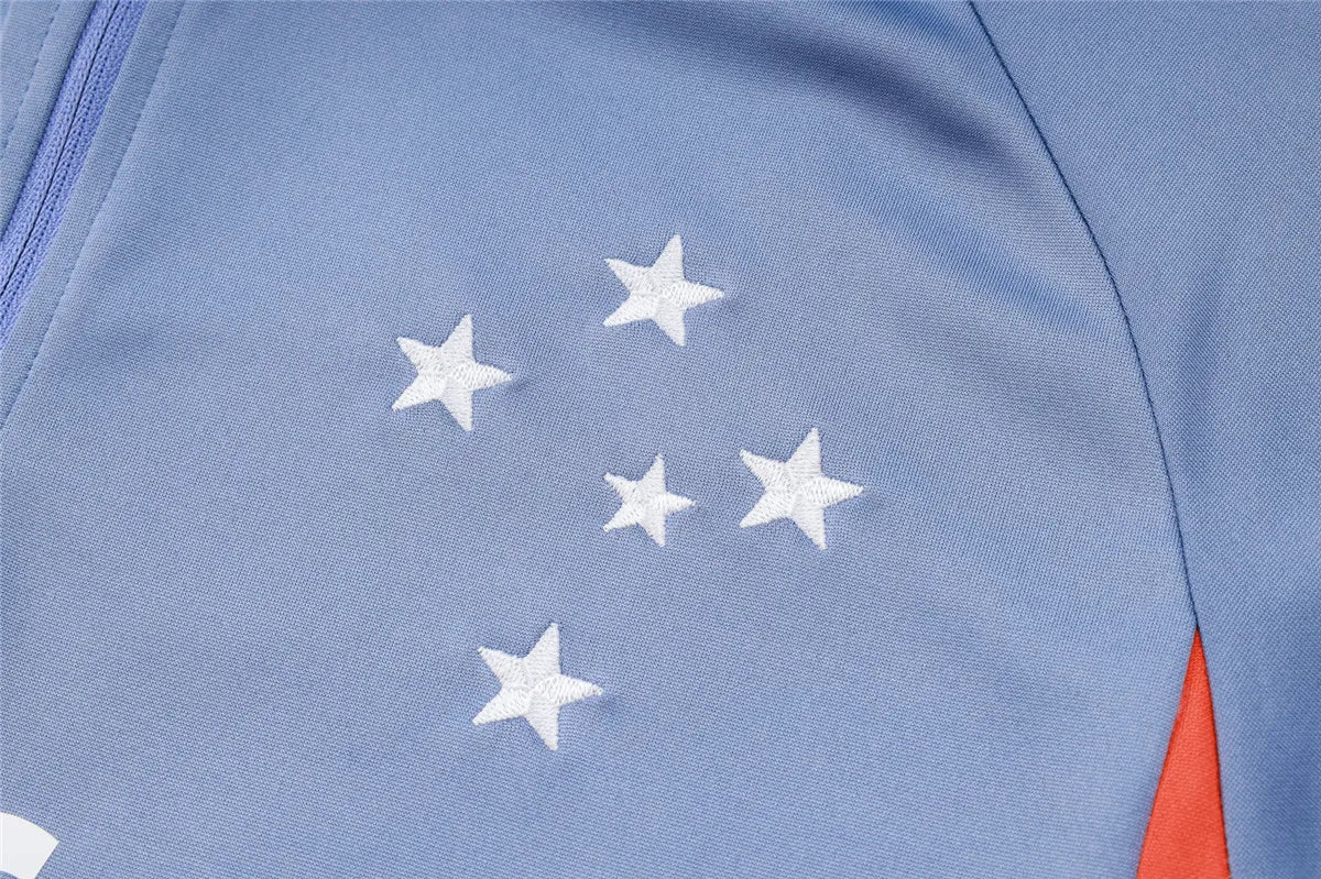 Cruzeiro Training Suit Blue 2024/25 Half Ziper