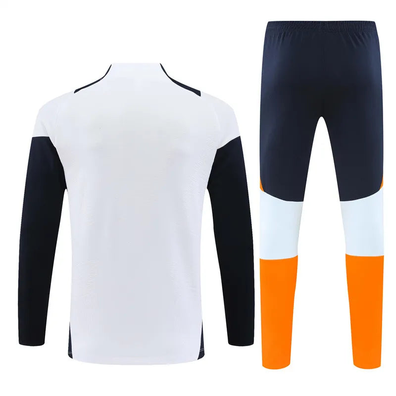 Mens Real Madrid Training Suit White 2024/25