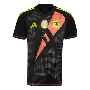 Argentina Goalkeeper Black Jersey 2024 - Patch Fifa World Champions 2022