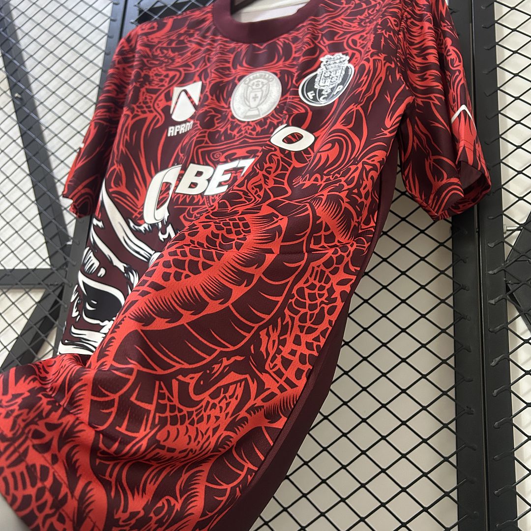 Porto 2025/26 Red Dragon Jersey - Fan Version