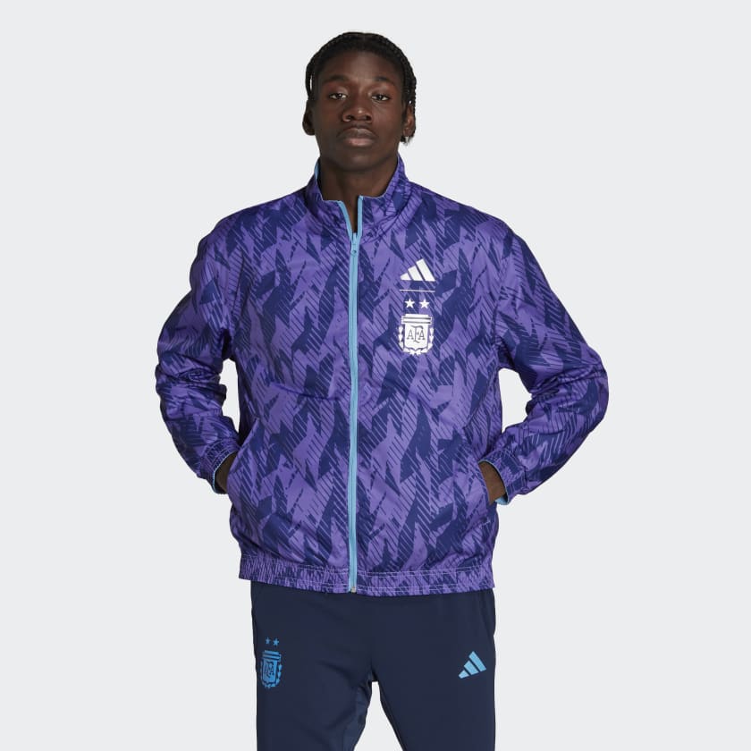 Argentina 2023 Double-Sided Windbreaker Jacket 3-Star