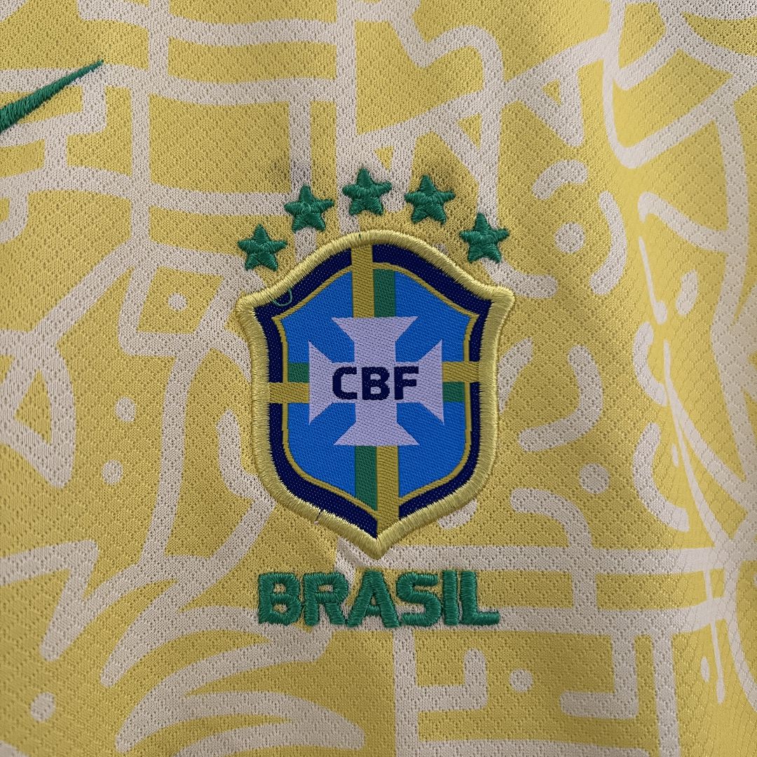 Brazil Home Retro Kids Kit 2024
