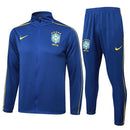 Mens Brazil Jacket + Pants Training Suit Blue 2025
