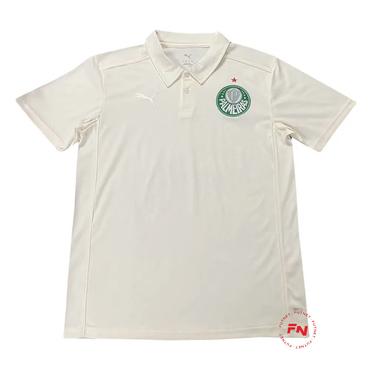 Palmeiras Polo Shirt White 2025/26