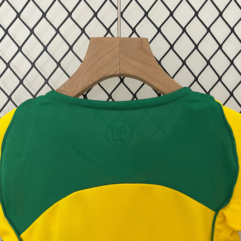 Brazil Away Retro Kids Kit 2004