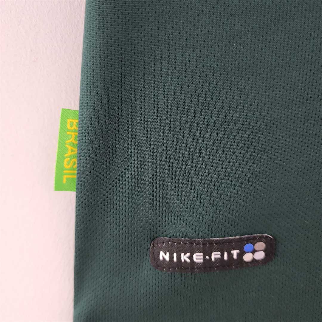 Brazil Retro Goalkeeper Green 1998 Jersey