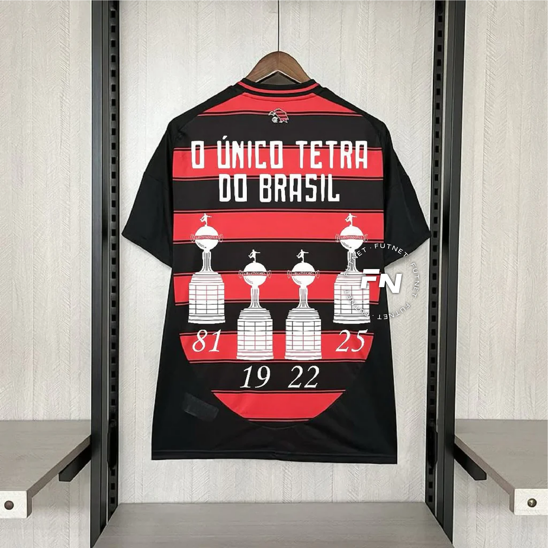 Flamengo 2025/26 I Home Fan Version - O UNICO TETRA DO BRASIL
