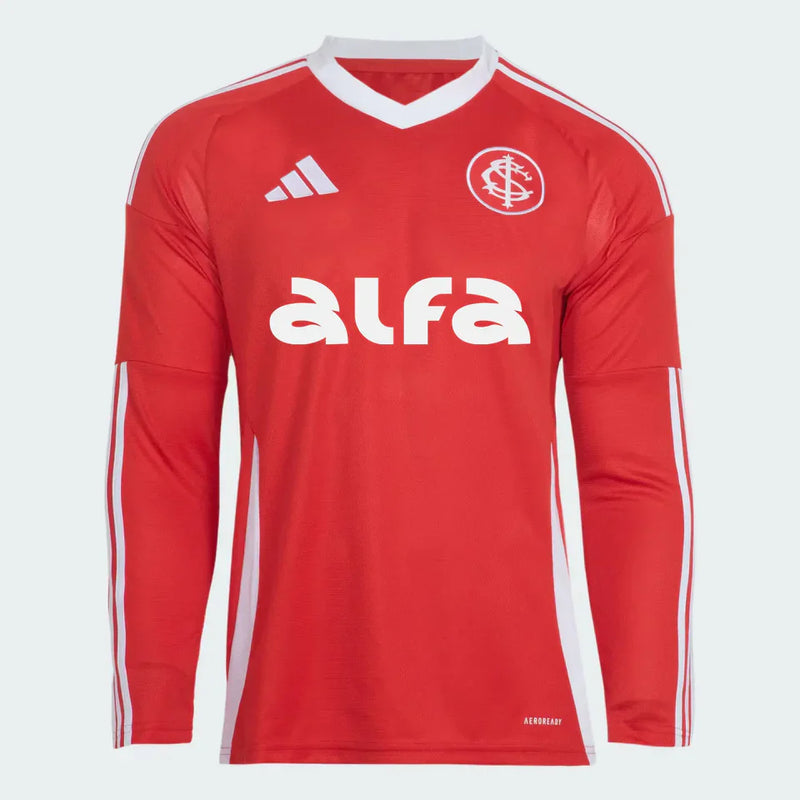 Internacional I Home Jersey Long Sleeve 2025/26 Sponsor - Fan Version