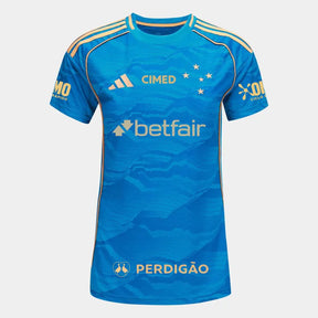 Cruzeiro 2025/26 Third Jersey Full Sponsors Women