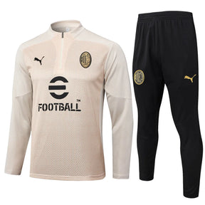 Mens AC Milan Training Suit Cream 2024/25