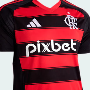 Flamengo Home Jersey 2025/26 Full Sponsor