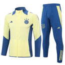 Mens Bayern Munich Jacket + Pants Training Suit Yellow 2024/25
