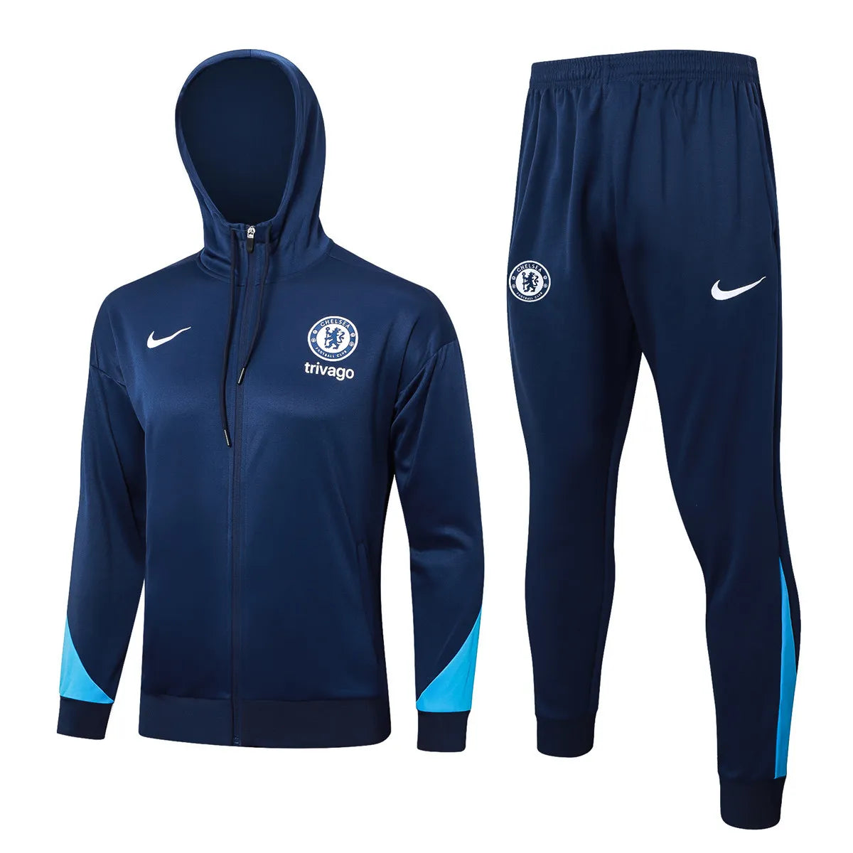 Mens Chelsea Hoodie Jacket + Pants Training Suit Royal 2024/25