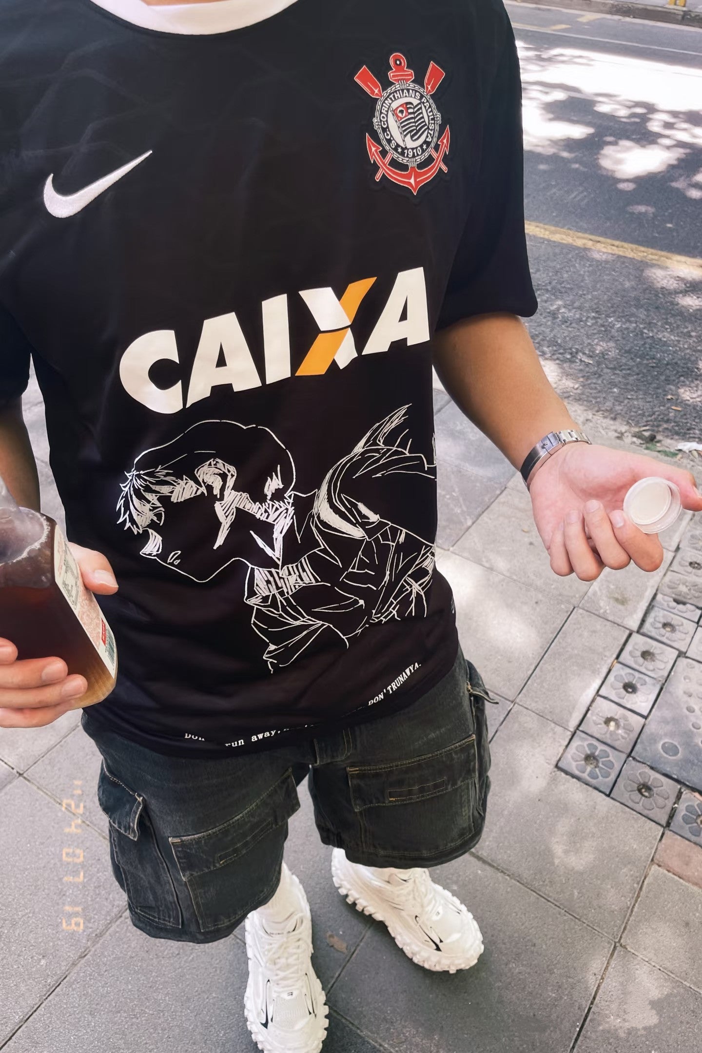 Corinthians Retro 2012 II Away Jersey HUMAN EVAGELION
