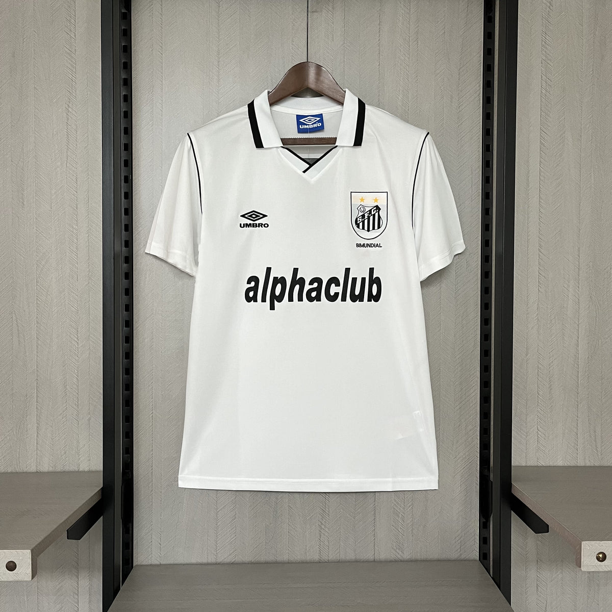 Santos 2001 Home Jersey Retro Alphaclub - Umbro