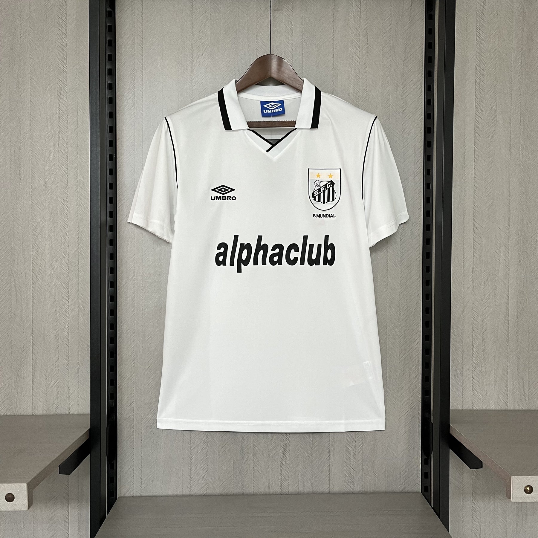 Santos 2001 Home Jersey Retro Alphaclub - Umbro