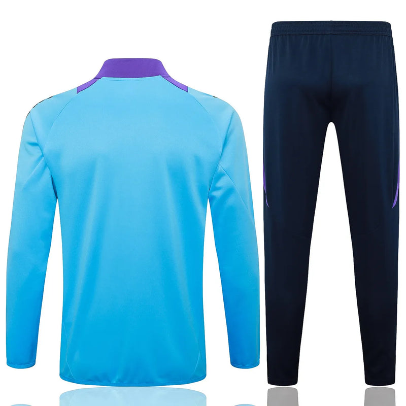 Mens Argentina Jacket + Pants Training Suit Light Blue 2024