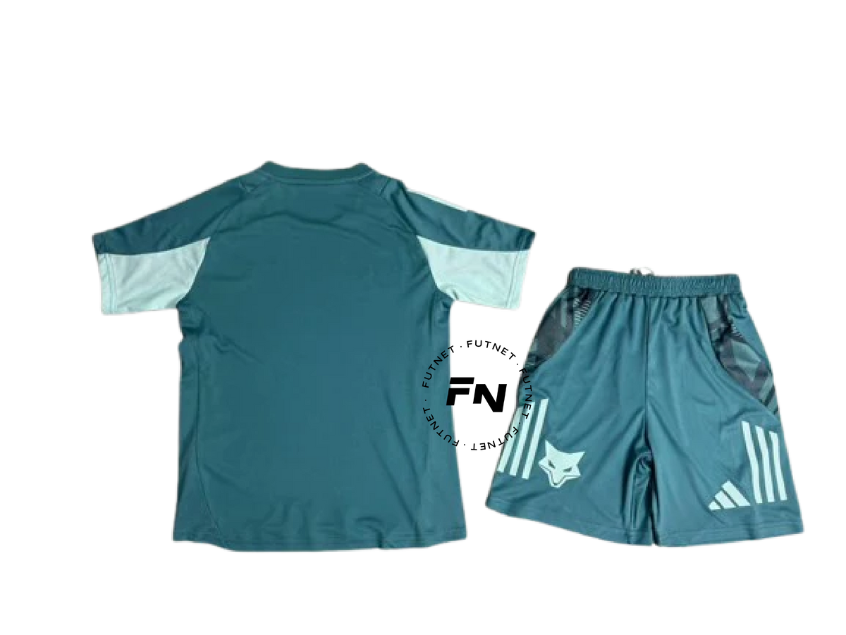 Cruzeiro Training 2025 Dark Green Kit Kids Infantil