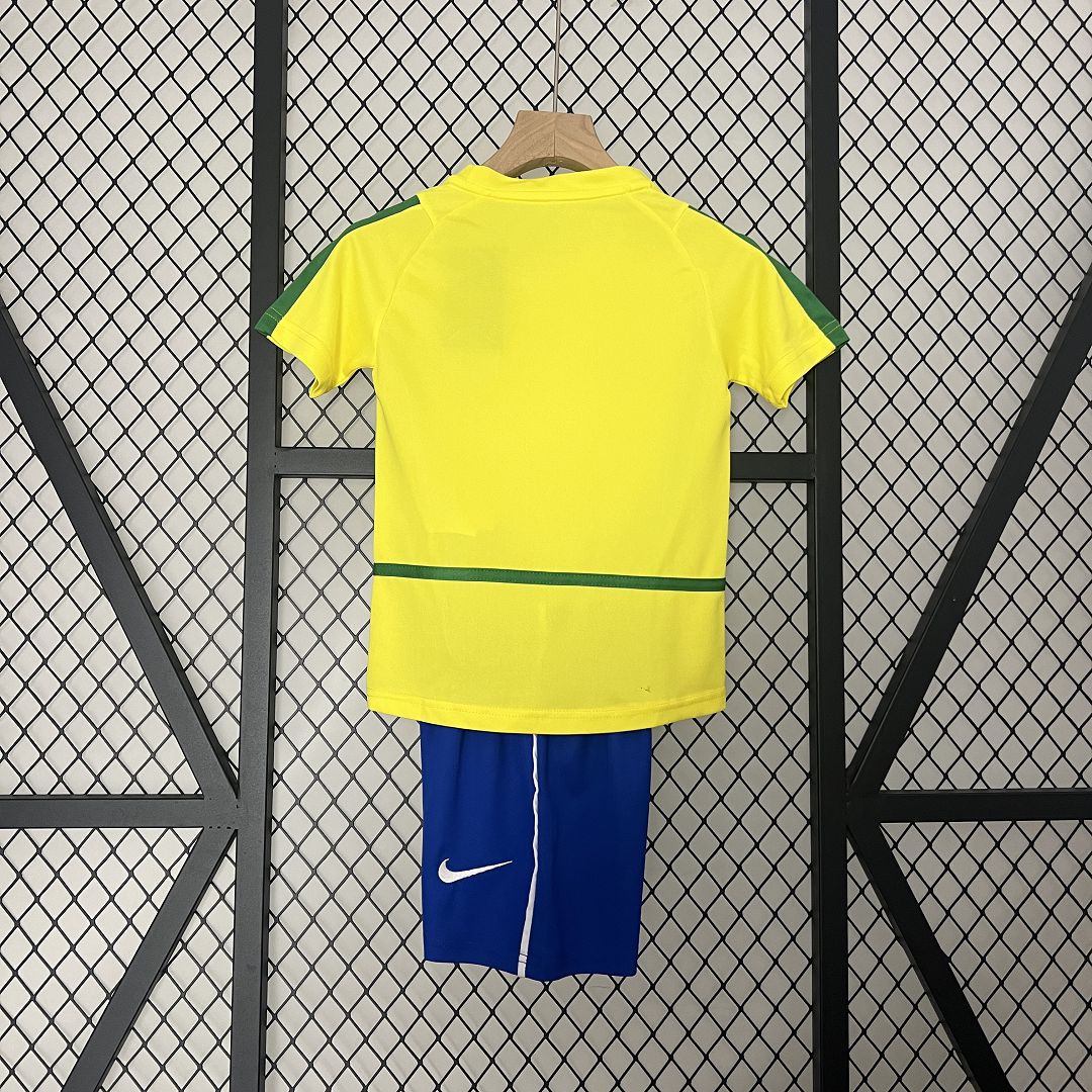 Brazil Home Retro Kids Kit 2002