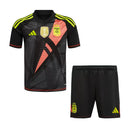 Kids Argentina Black Goalkeeper Jersey 2024 - Patch Fifa World Champions 2022