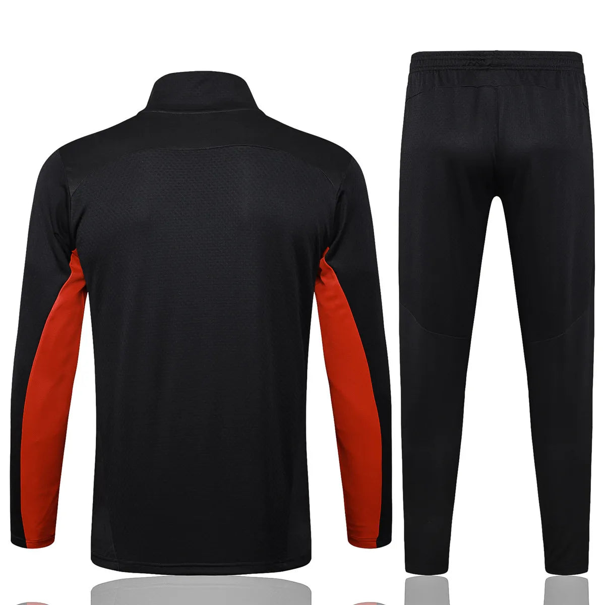 Mens AC Milan Jacket + Pants Training Suit Black 2024/25