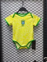Body Baby Brazil Amarelo/Verde Brasil 2024/25