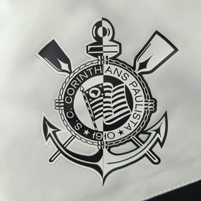 Corinthians All Weather Windrunner Jacket White - Black 2024/25