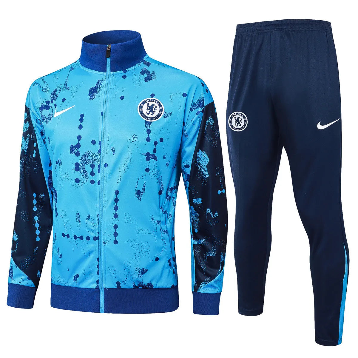 Mens Chelsea Jacket + Pants Training Suit Blue 2024/25
