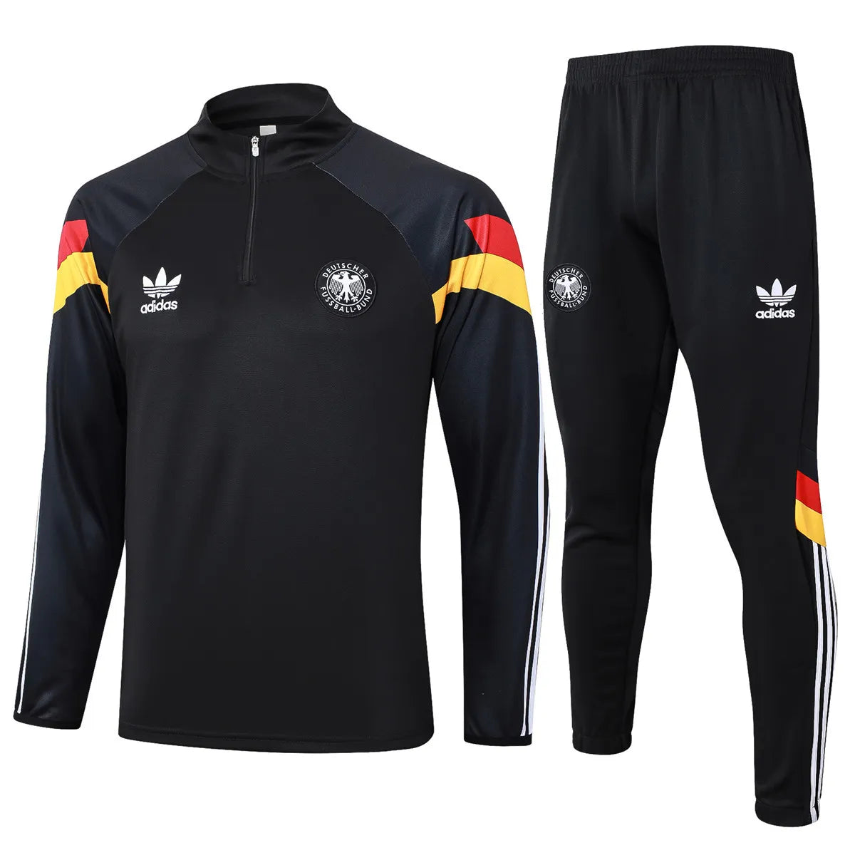 Mens Germany Training Suit Black 2024