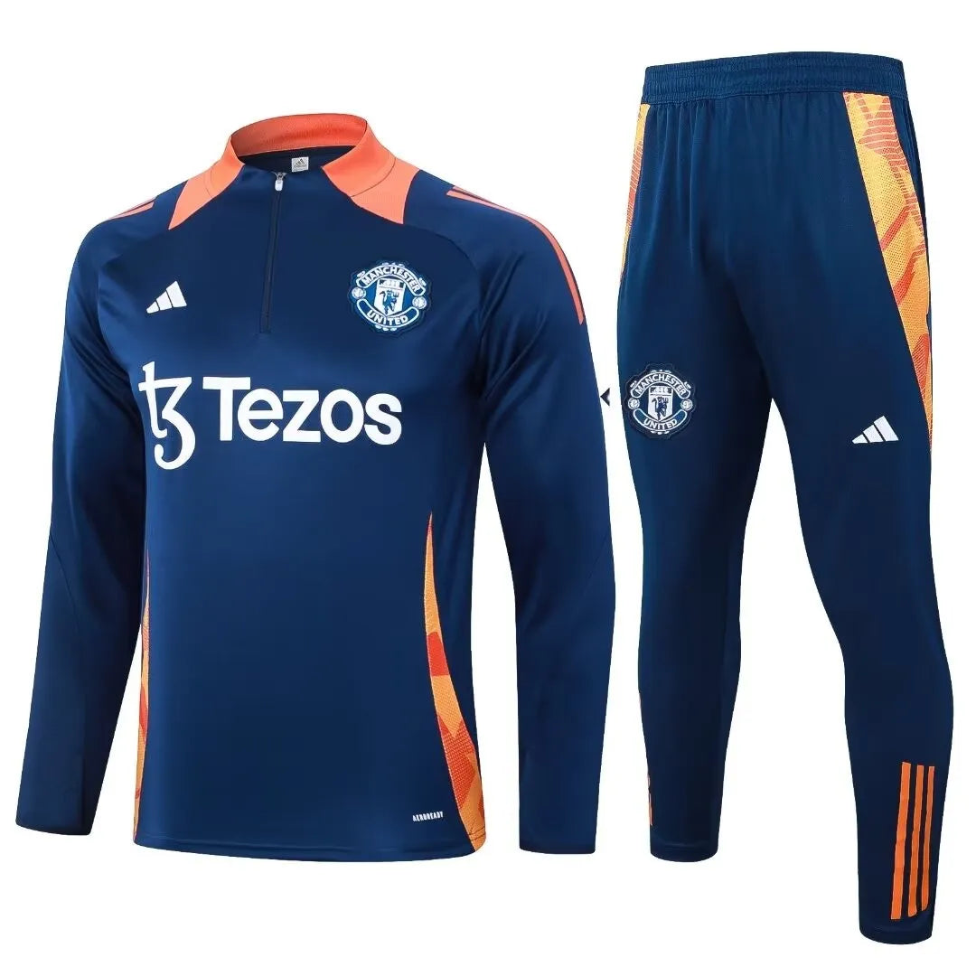 Mens Manchester United Training Suit Royal 2024/25