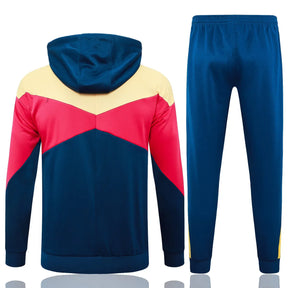 Mens Barcelona Hoodie Jacket + Pants Training Suit Royal 2024/25